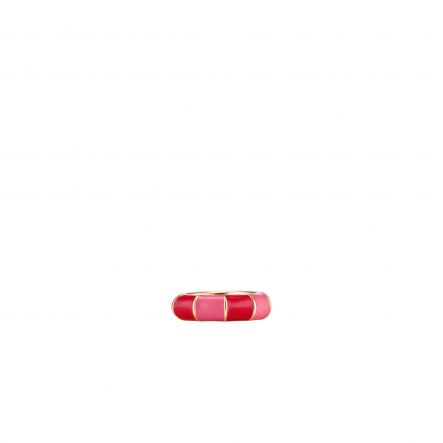 Nausznica z różową-czerwoną emalią Sugar PDL/KF372Z