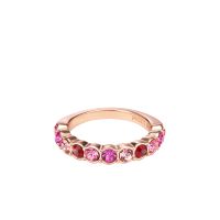 Pierścionek z różowymi kryształami preciosa Holiday